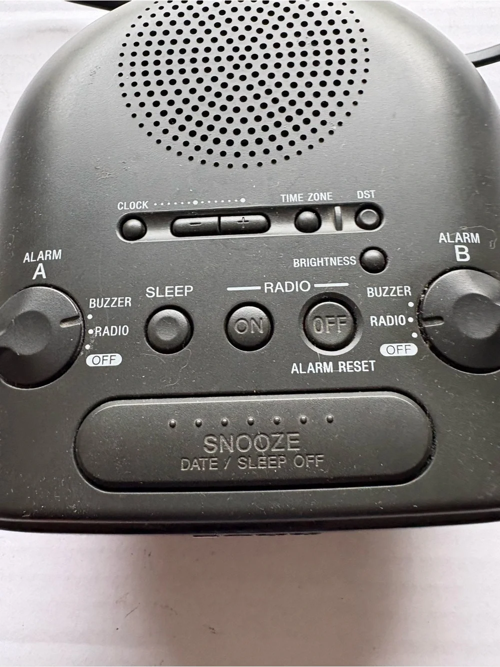 Sony Dream Machine Black AM/FM -Alarm Clock Radio